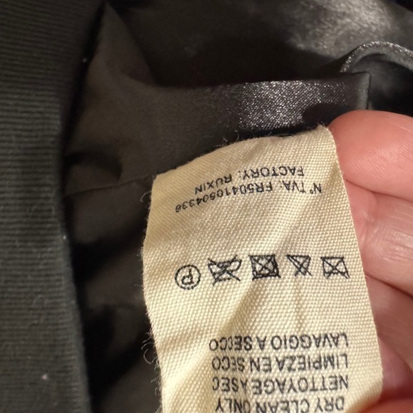 FRNCH Paris Luisa Blue Velvet Quilted Bomber Jacket Size M - Picture 4 of 11